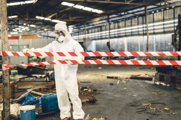 Professional Unattended Death Cleanup technician working in Evansville, WY